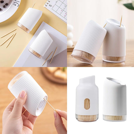 Portable Floss Dispenser White 1 Piece.