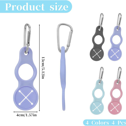 4 Pack Water Bottle Clip with Carabiner Portable Bottle Holder for Backpack Outdoor Hiking Running.