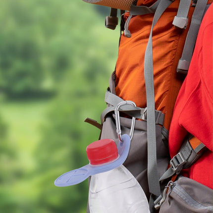4 Pack Water Bottle Clip with Carabiner Portable Bottle Holder for Backpack Outdoor Hiking Running.