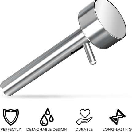 Professional Patty Maker with Thumb Grip - Perfect for Falafel Burgers and Meatballs.