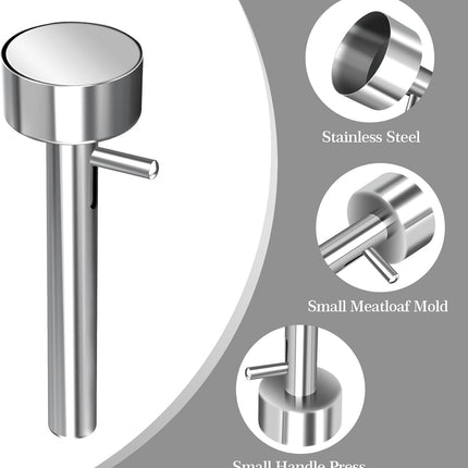 Professional Patty Maker with Thumb Grip - Perfect for Falafel Burgers and Meatballs.