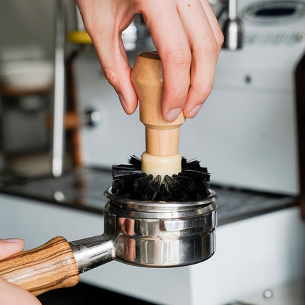 Barista Cleaning Brush for 58mm Handle Coffee Machine Cleaning Tool.