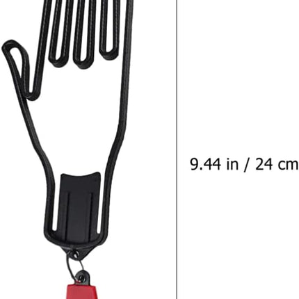 Golf Glove Holder Prevents Deformation and Protects Gloves Black 1 Pair.