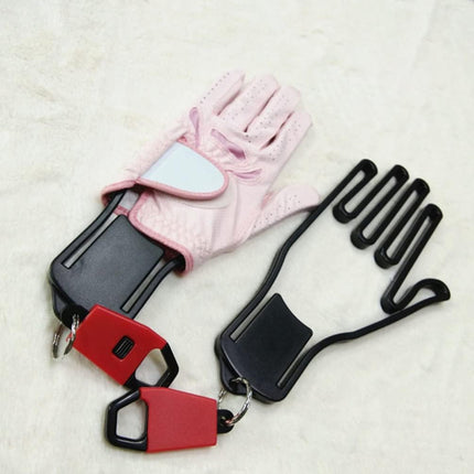 Golf Glove Holder Prevents Deformation and Protects Gloves Black 1 Pair.