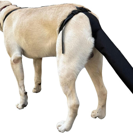 Adjustable Nylon Dog Tail Protector - Black - 1 Piece - Tail Protection.