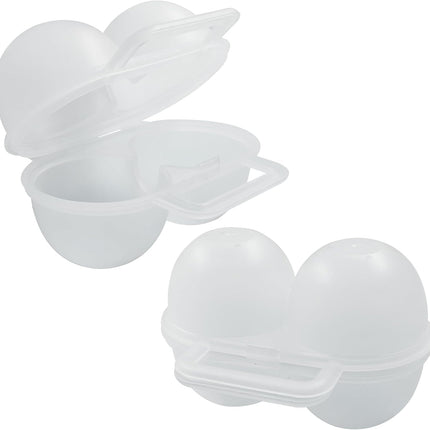 2 Pack 2-Egg Portable Camping Egg Holder for Fridge.