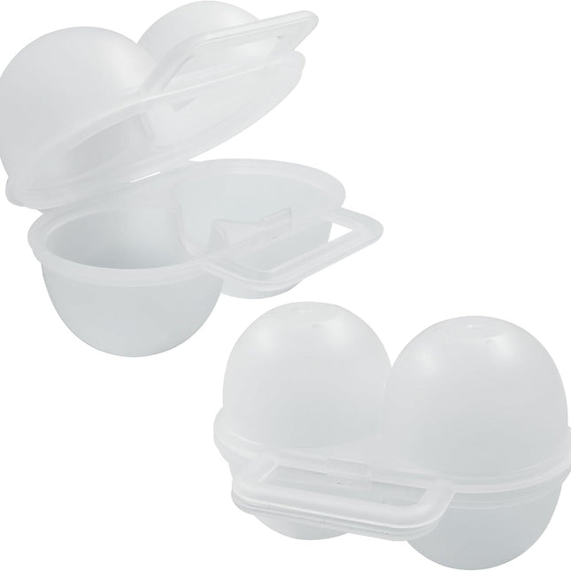 2 Pack 2-Egg Portable Camping Egg Holder for Fridge.