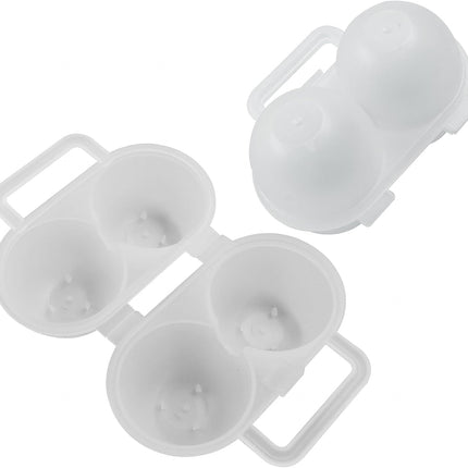 2 Pack 2-Egg Portable Camping Egg Holder for Fridge.