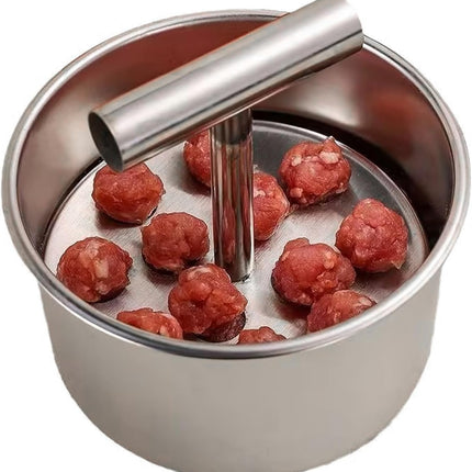 Stainless Steel Meatball Maker Scoop Silver 1 Piece.