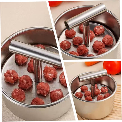 Stainless Steel Meatball Maker Scoop Silver 1 Piece.