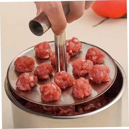 Stainless Steel Meatball Maker Scoop Silver 1 Piece.