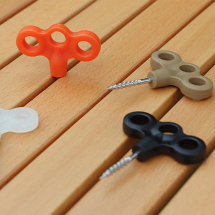 Orange Tent Pegs 2 Pack Heavy Duty Camping Outdoor Activities Stakes.