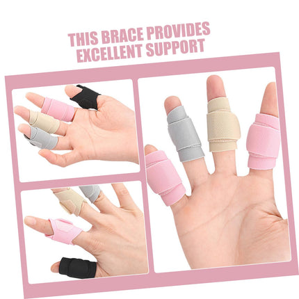 Adjustable Finger Splints 4 Pairs Finger Protectors Support Brace for Injury Recovery.