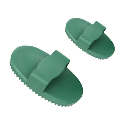 2 Pack Pet Massage Brush for Dog and Cat Grooming Green.