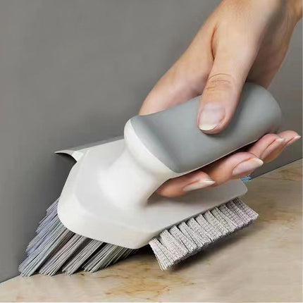 Grey Multi-Functional Durable Polypropylene Scrub Brush Powerful Cleaning Brush for Tiles Grout Kitchen Bathroom Sink Floor Shower Bath.