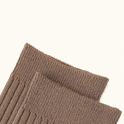 5 Pairs Unisex Camel Cotton Breathable Socks Size 38-44 For Sports & Daily Wear.