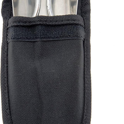 23cm Folding Shovel Stainless Steel - Collapsible Camping Shovel with Handle for Outdoor Camping Hiking Garden Use.