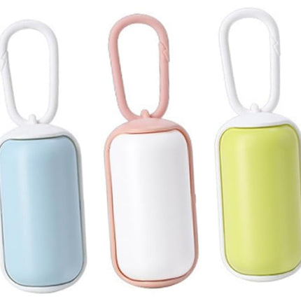 Dog Poop Bag Holder with Leash Hook Dispenser 5 Pack.