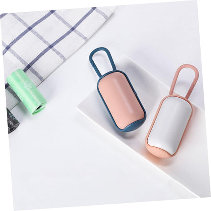 Dog Poop Bag Holder with Leash Hook Dispenser 5 Pack.