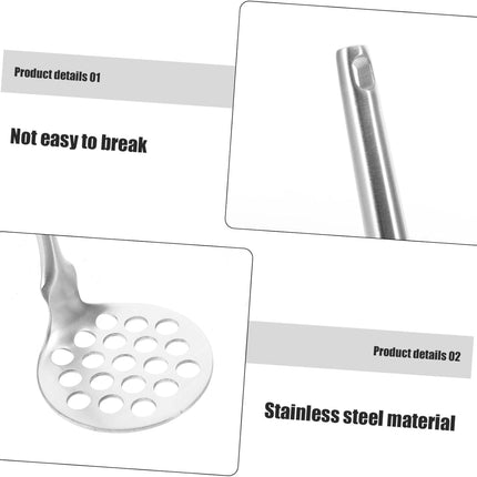 Robust Potato Masher for Vegetables & Fruit - Dishwasher Safe Kitchen Tool - Easy to Clean.