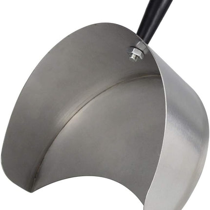 Stainless Steel BBQ Grease Drip Pan 22.5x17.5x8cm - Rotisserie Grill Accessory for Fat Collection.