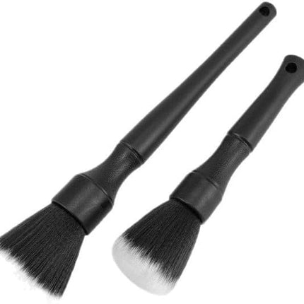 Auto Detailing Brush Set 2 Pack Soft Interior Brush for Dashboard & Vents Scratch-Free.