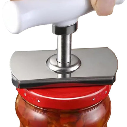 Adjustable Jar Opener Universal Lid Opener for All Sizes Lids Ideal for Seniors & Arthritis Silver 1 Piece.