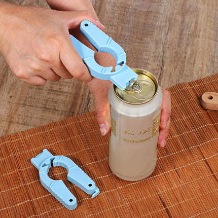 3-Piece Multifunctional Can Opener Set - Kitchen Helper for Effortless Opening & Nail Protection.