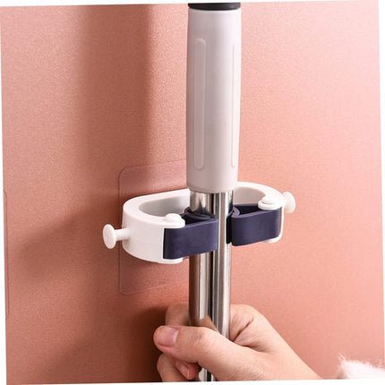 Adhesive Wall Hooks Set of 4 No Drill Hanging System for Kitchen and Garage.