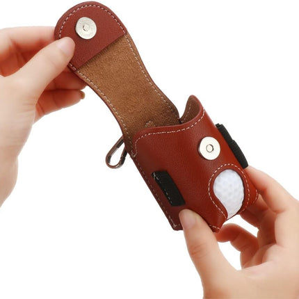 Golf Ball Pouch Set of 2 Belt Clip Holder Perfect Golf Gift for Men.