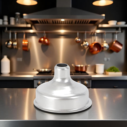 Stainless Steel Mini Funnel for Perfume & Essential Oils - Kitchen & Hobby Use - Silver - 1 Piece.