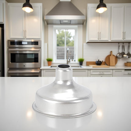 Stainless Steel Mini Funnel for Perfume & Essential Oils - Kitchen & Hobby Use - Silver - 1 Piece.