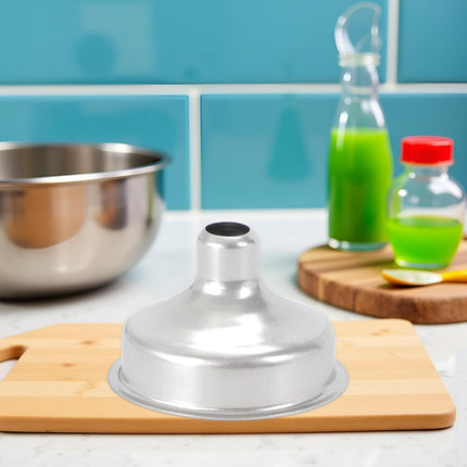 Stainless Steel Mini Funnel for Perfume & Essential Oils - Kitchen & Hobby Use - Silver - 1 Piece.