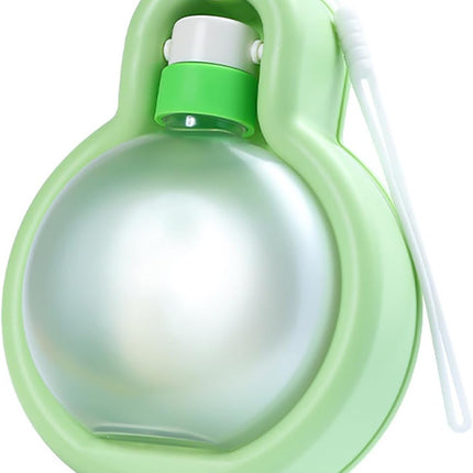 Collapsible Dog Water Bottle 350ml Leakproof BPA Free for Travel Outdoor Use.