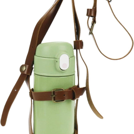 Universal Water Bottle Carrier Strap - Hands-Free Adjustable Holder for Walking, Cycling & Festivals - Pack of 1.