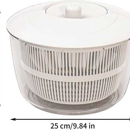 Multifunctional Salad Spinner with Colander Fast Drying Collapsible Vegetable Fruit Kitchen Tool.