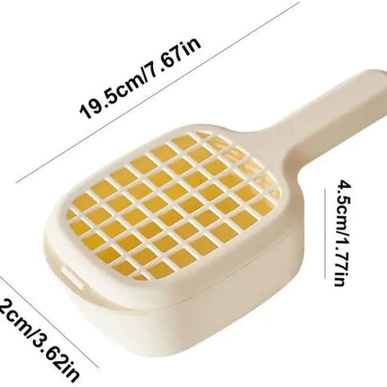 2-in-1 Sink Strainer Colander 2-in-1 Sink & Strainer Handy Shake and Drain System for Vegetables Fruit & Salad Large Capacity Yellow.