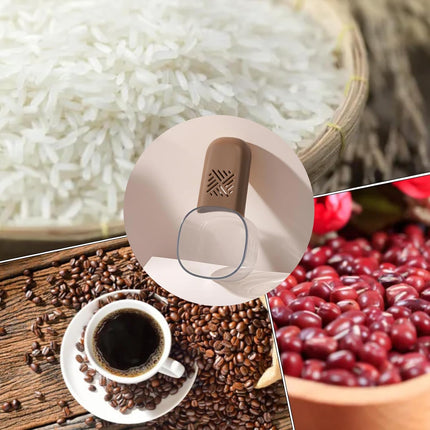 2-in-1 Food Scoop and Airtight Clip - Ideal for Pet Food, Flour, Rice & Coffee - 1 Piece.