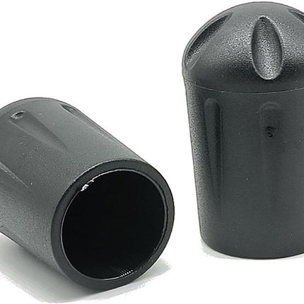 18mm Silicone Chair Leg Caps - 4 Pack Black Floor Protectors Scratch Resistant Furniture Pads.