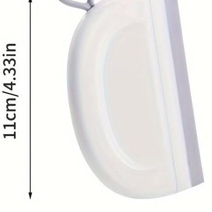 2 Pack Silicone Squeegee with Hanging Hook for Bathroom Mirror and Car Streak-Free Cleaning Tool.