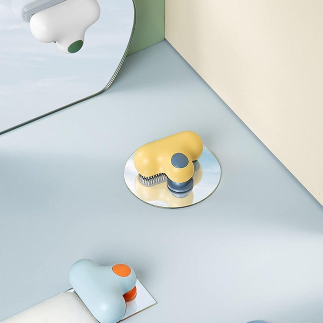 3-Pack Mini Shower Squeegee with Suction Cup - Small Window Cleaner for Bathroom & Mirror.