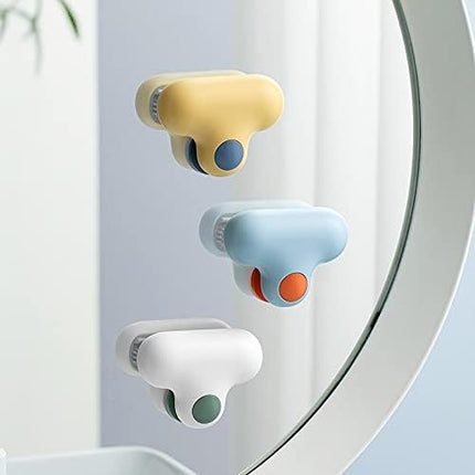 3-Pack Mini Shower Squeegee with Suction Cup - Small Window Cleaner for Bathroom & Mirror.