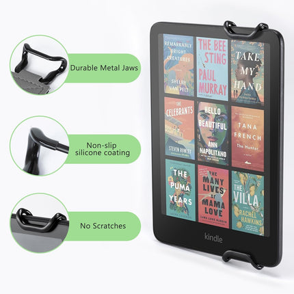 Elastic Green Handband for 6-7.5 inch E-book Tablet - High Stretch E-Reader Accessory.