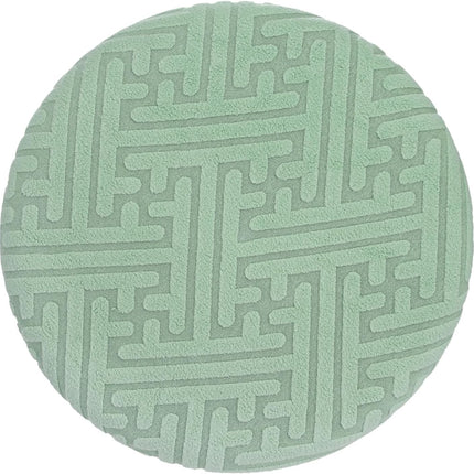 Elastic Chair Cover Round 30-36cm Mint Green Washable Stretchable Stool Cover.