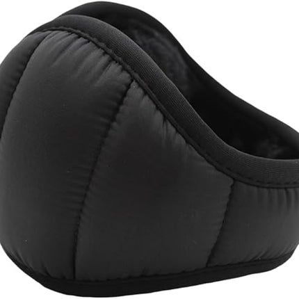 Foldable Windproof Neck Warmer for Men and Women Ideal for Cycling and Winter Sports Black.