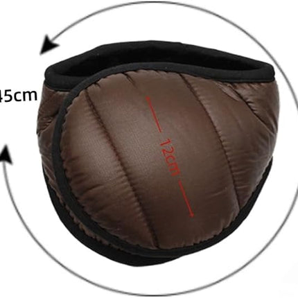 Foldable Windproof Neck Warmer for Men and Women Ideal for Cycling and Winter Sports Black.