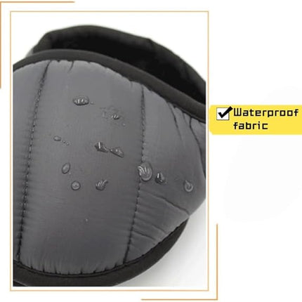Foldable Windproof Neck Warmer for Men and Women Ideal for Cycling and Winter Sports Black.