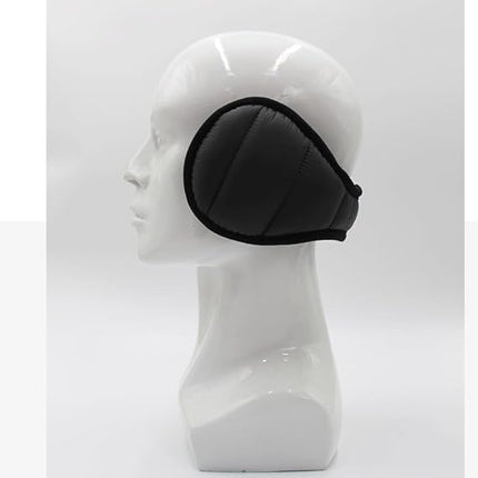 Foldable Windproof Neck Warmer for Men and Women Ideal for Cycling and Winter Sports Black.