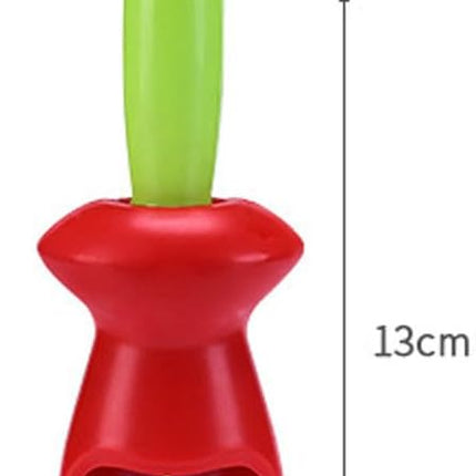 Cherry and Olive Pitter with Splatter Protection for Clean Work - Handy Kitchen Tool.