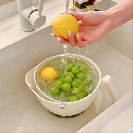 1 Piece White Sink Drain Strainer Food Fruit Vegetable Kitchen Sink Waste Filter.